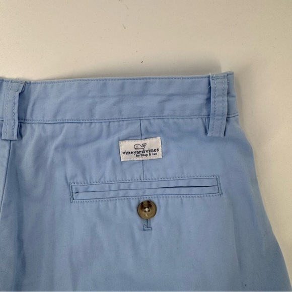 Vineyard Vines Blue Flat Front Shorts - Picture 4 of 8